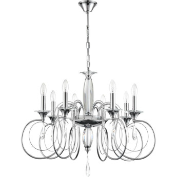 Люстра подвесная LUMION LAOKA 8032/8 CLASSI LN25 Е14 8*40W 220V хром, металл/хрусталь