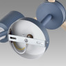 Люстра потолочная LUMION ROSALINA 8098/6C MODERNI LN25 271 Е27 6*60W 220V синий/синий металл, дерево/металл
