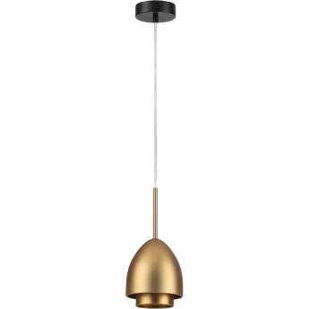 Подвес LUMION AVRORA 8001/1A MODERNI LN24 Е14 40W 220V черный/античное золото металл/металл