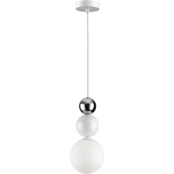 Подвес LUMION BONBONES 6559/1 SUSPENTIONI LN24 G9 1*20W 220V белый/белый, хром/металл/металл, стекло