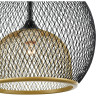 Подвесной светильник LUMION LEONELA 8052/1А SUSPENTIONI LN24 E27 1*60W 220V черный/черный, золото металл/металл 8052/1A